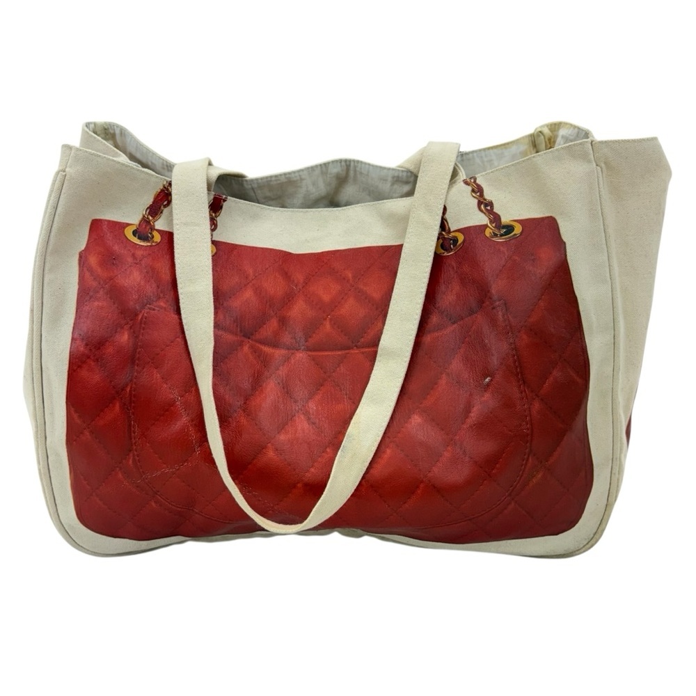 Thursday-Friday “Together” Canvas “Chanel”Tote LARGE - Picture 8 of 16